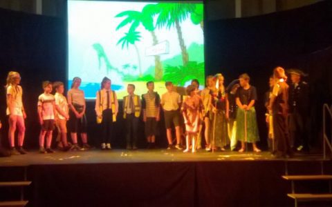 Our children perform Pirates of the Curry Bean