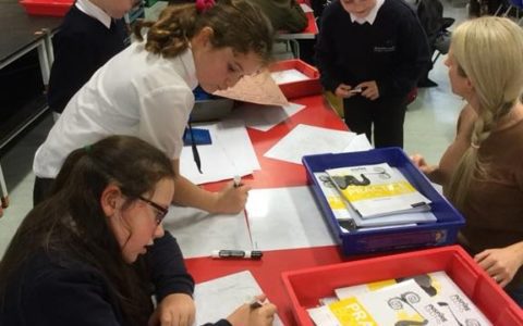 Pupils share their maths learning with their parents
