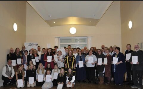 Helen Skelton recognised at the Bassetlaw Achievers Award Ceremony
