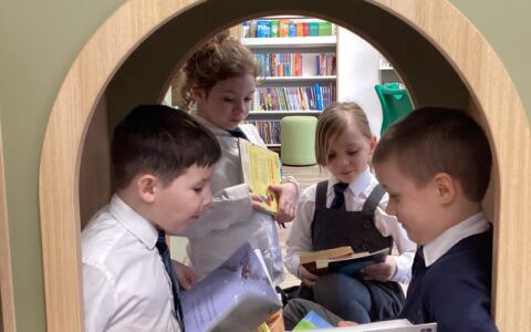 Celebrating World Book Day with our new library space